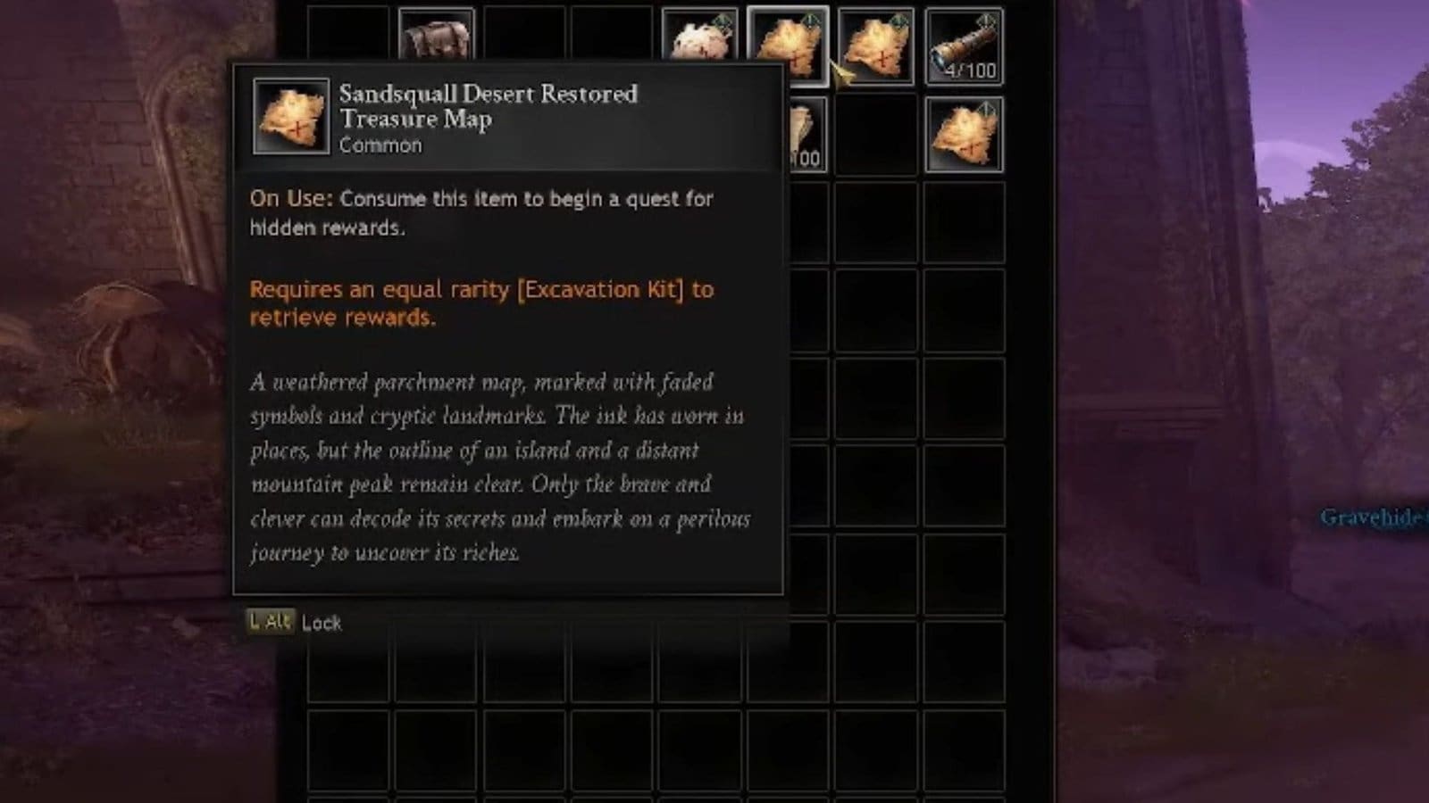 Treasure Map Ashes of Creation