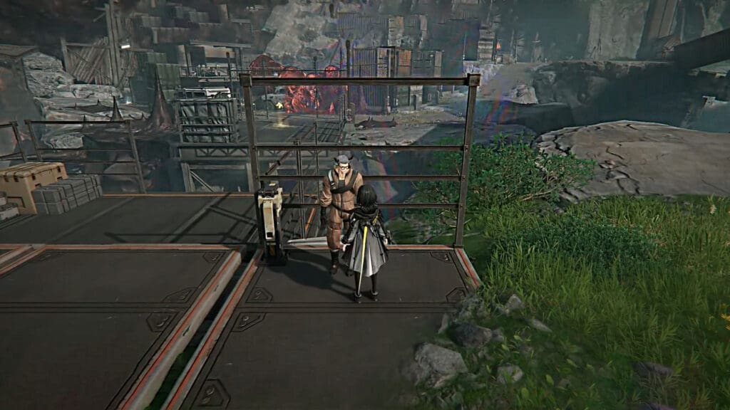 Arknights Endfield Hermann NPC Bridge at Blightcliff Observation Post