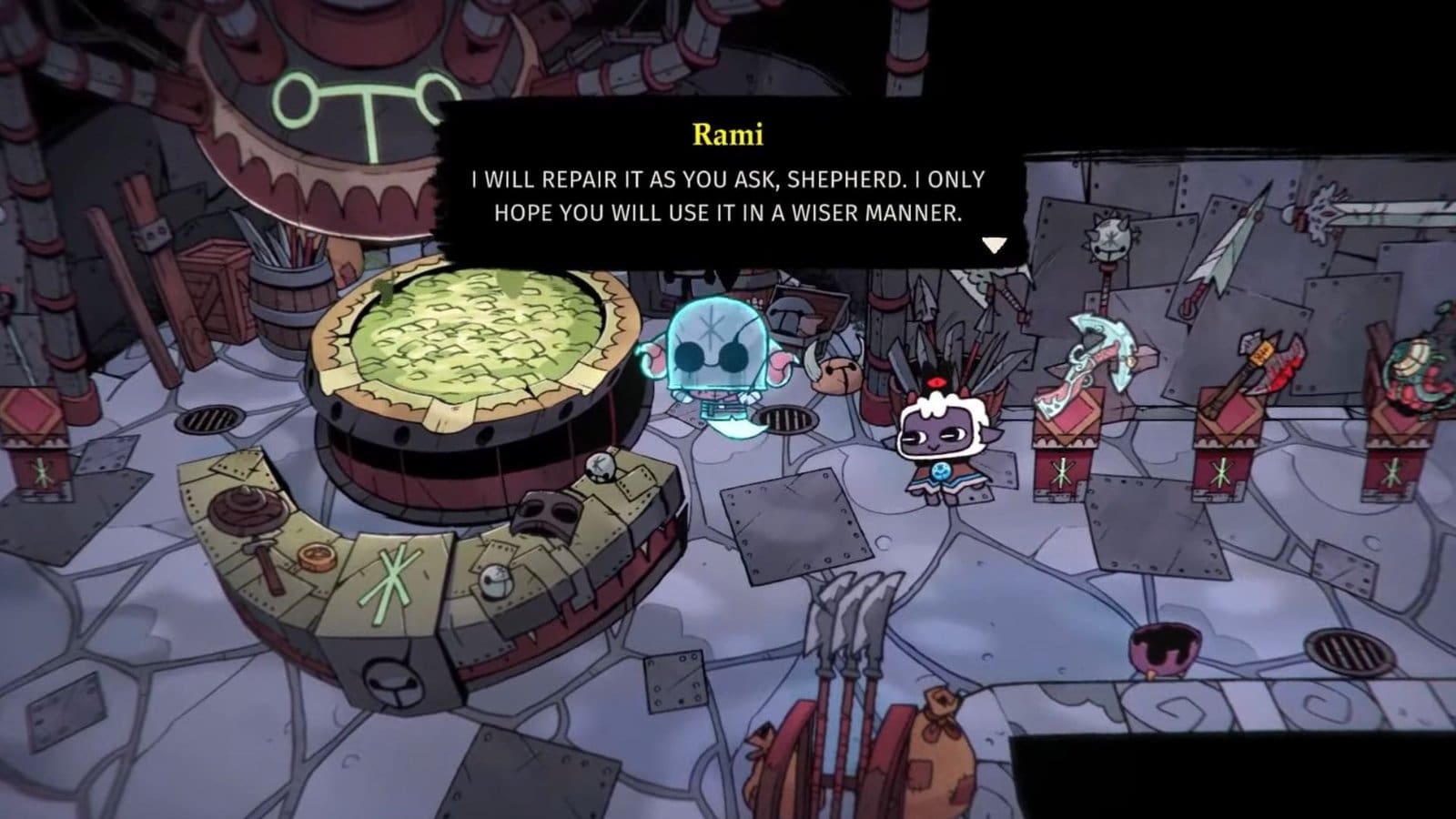 Cult of the Lamb DLC – How to Find & Restore All Legendary Weapons