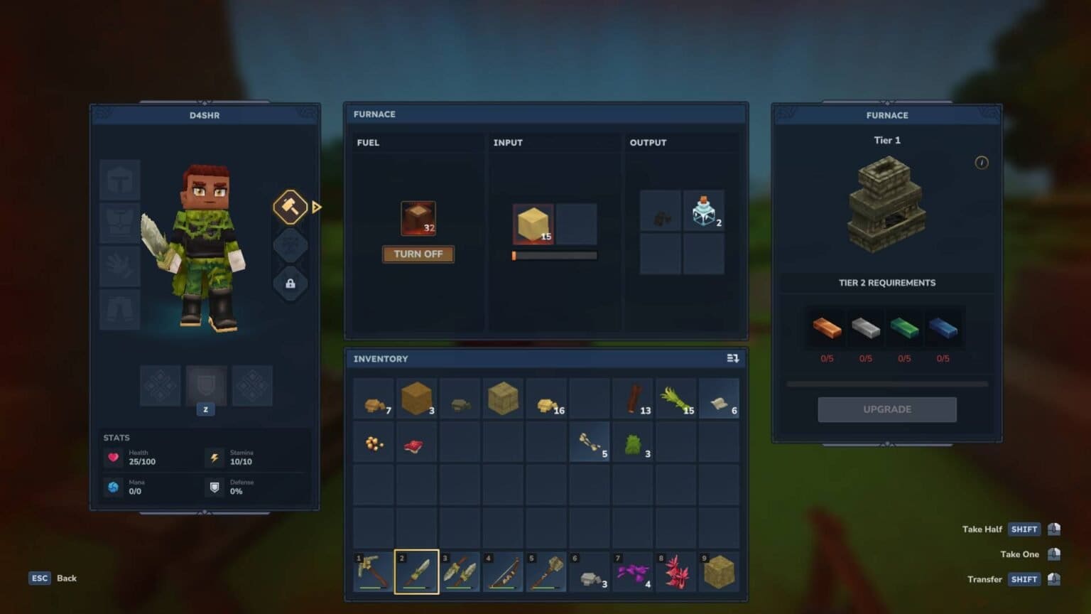 How to Craft Empty Potion Bottles in Hytale