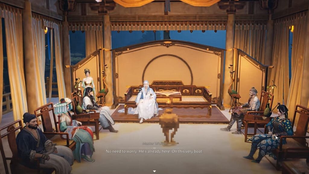 Where Winds Meet Gilded Chase Meeting with Master Wuhen