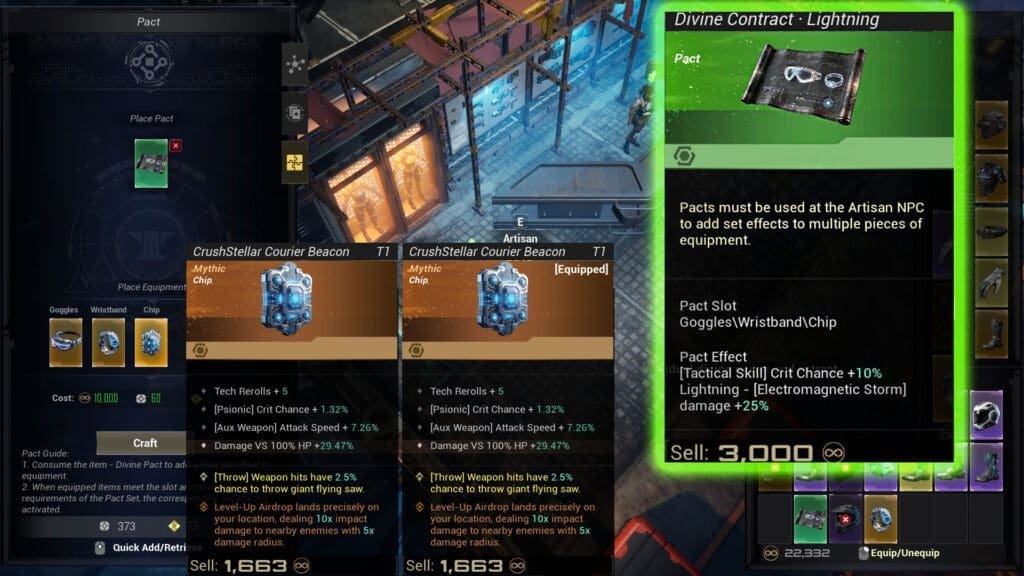 R.I.P Reincarnation Insurance Program Pact Crafting System