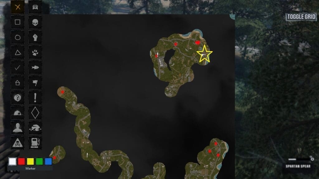 HumanitZ Zombigini Car Location Map