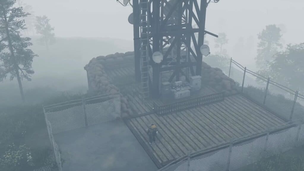 HumanitZ Radio Tower overview.