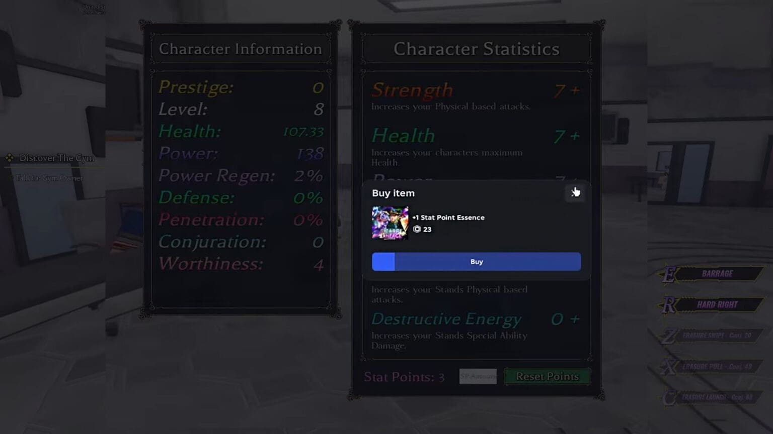 Bizarre Lineage – How to reset stats Bizarre Lineage Character Stats