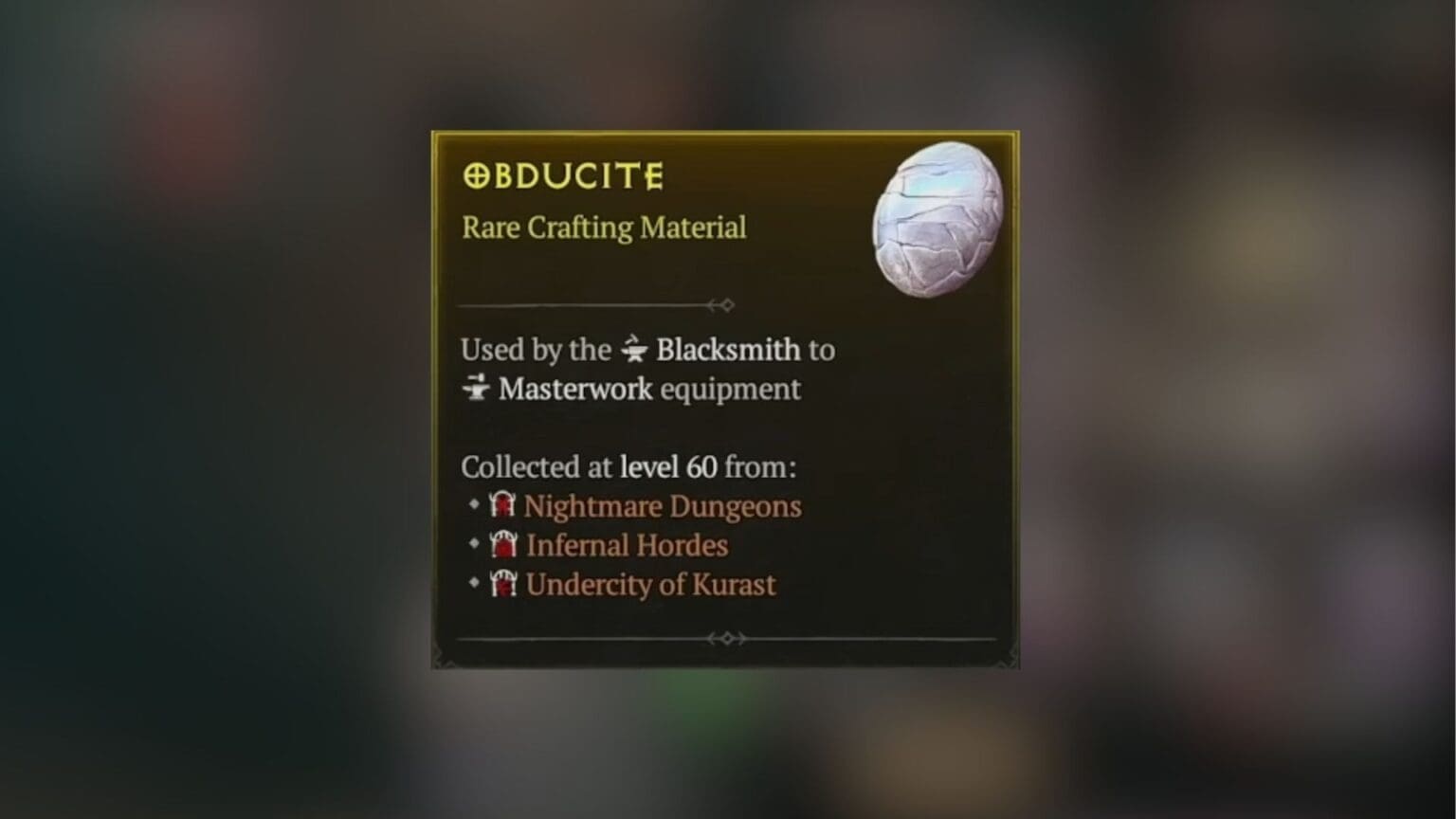 Diablo 4 Season 12 – How to Farm Obducite