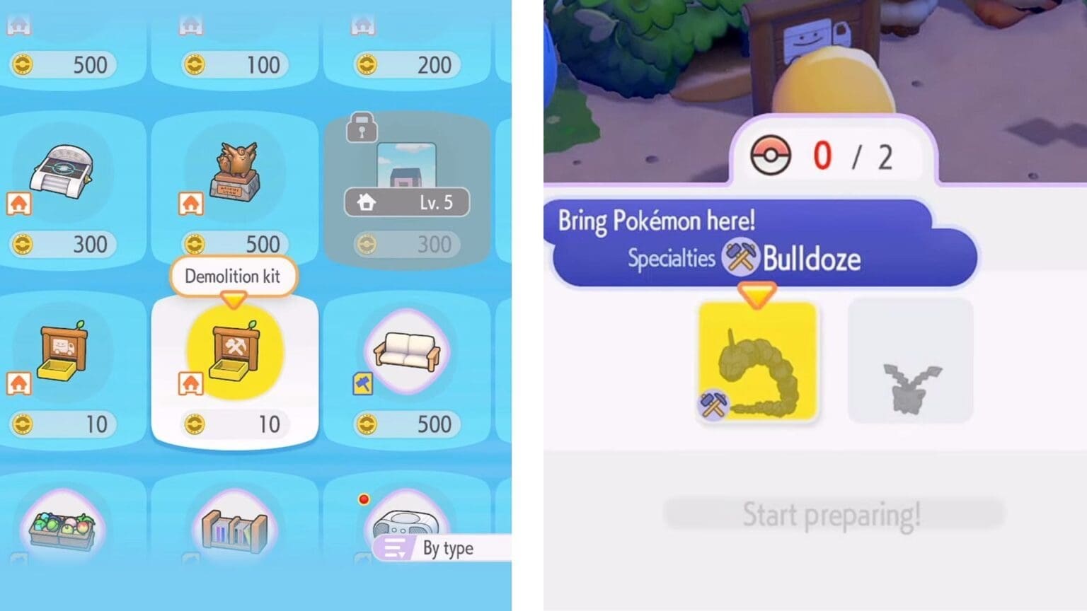 Pokémon Pokopia – How To Move And Destroy Buildings