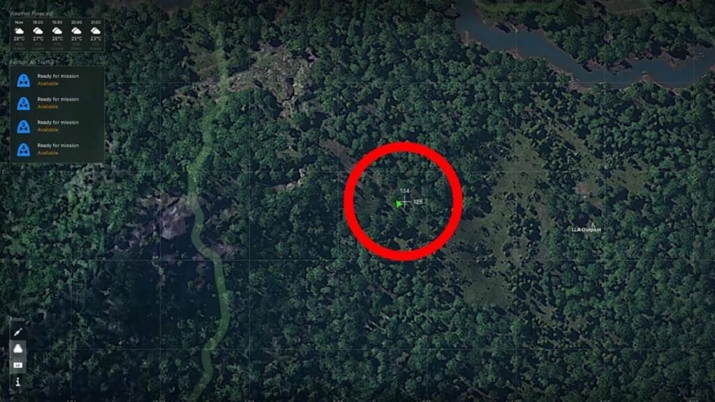 Tier 3 Buried Cache Location 11 in Gray Zone Warfare.