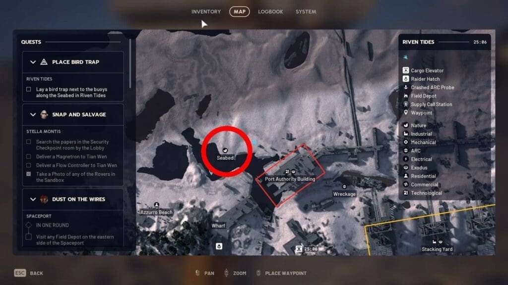 Bird Trap in Riven Tides in ARC Raiders Location