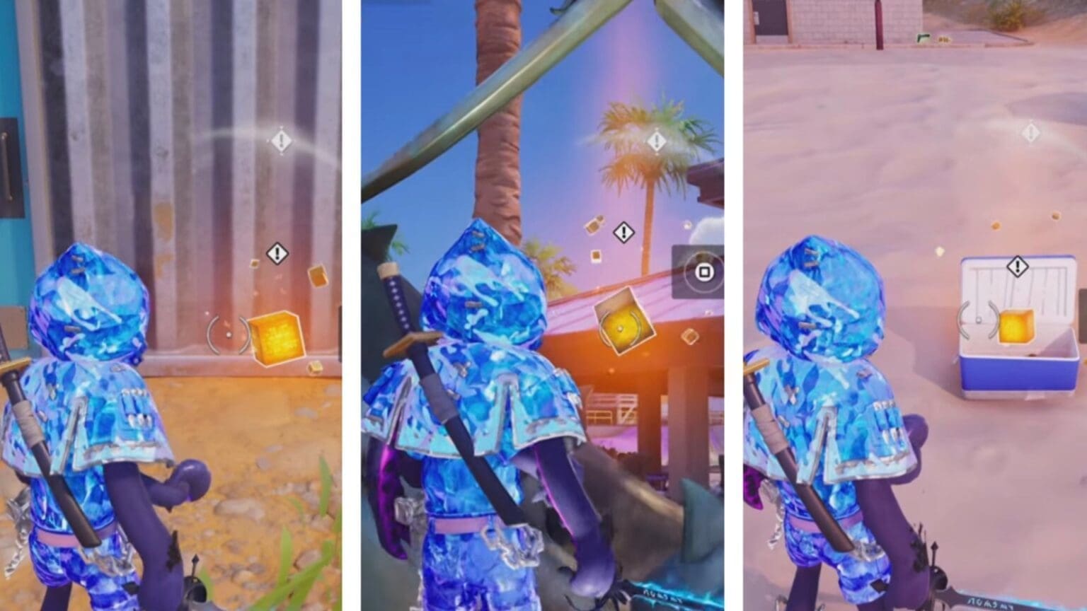 Fortnite - All Chaos Cubes In and Around Ripped Tides
