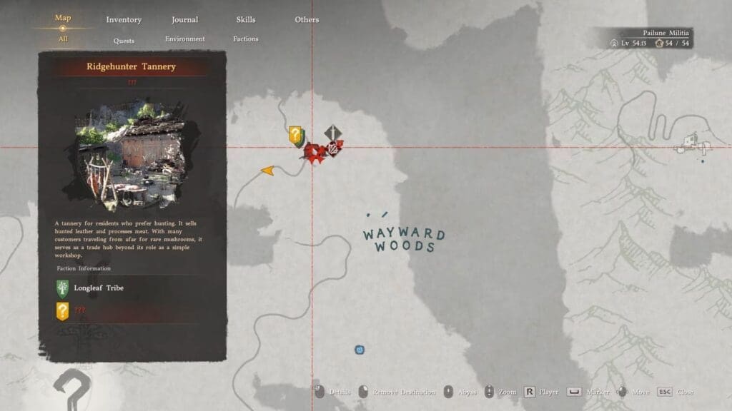 crimson desert ridgehunter tannery quest location