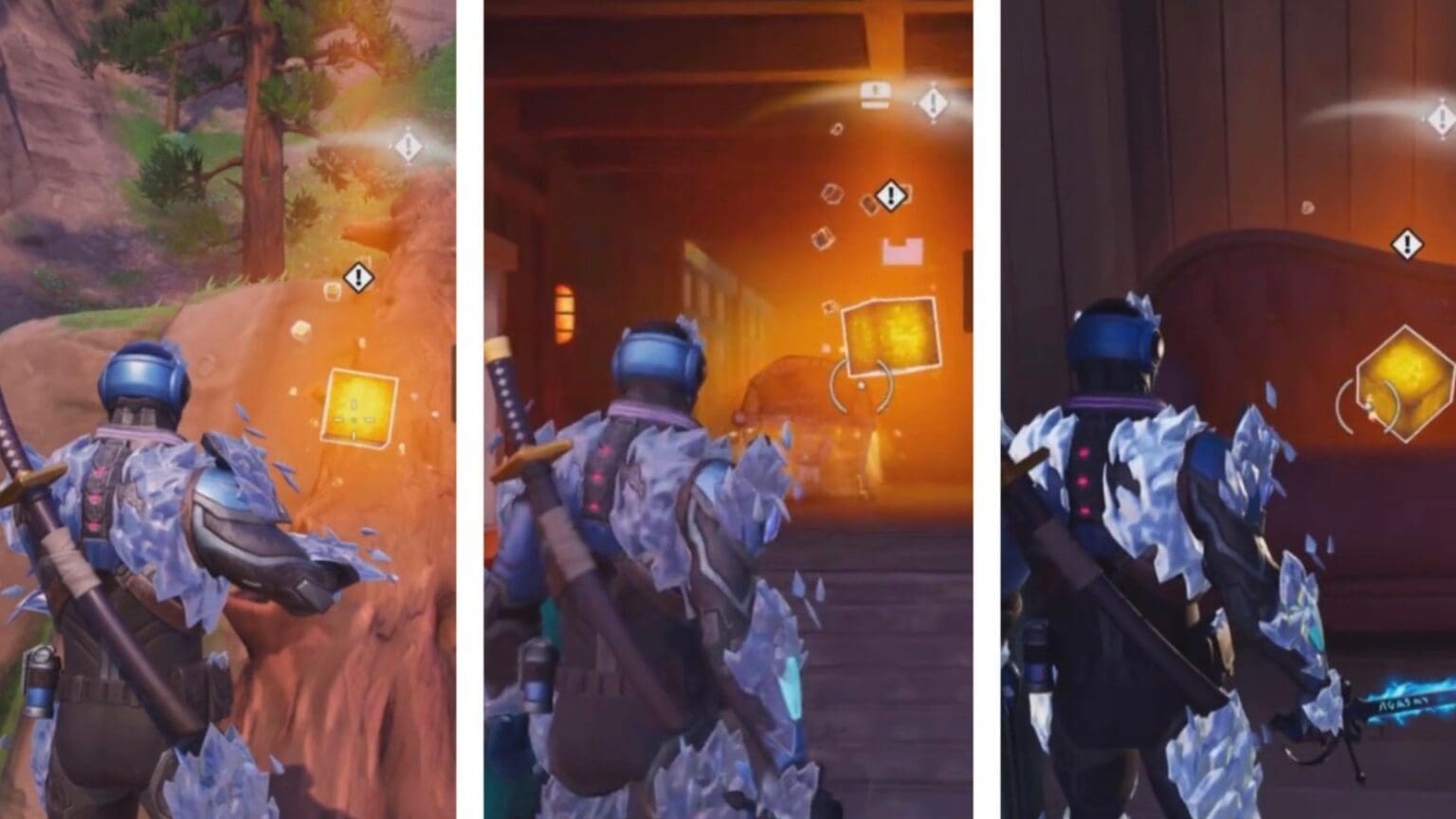 Fortnite – Find All Chaos Cubes In or Around Elite’s Outpost or Treechopped Timbermill Fortnite - All 5 Chaos Cubes In or Around Elite's Outpost or Treechopped Timbermill
