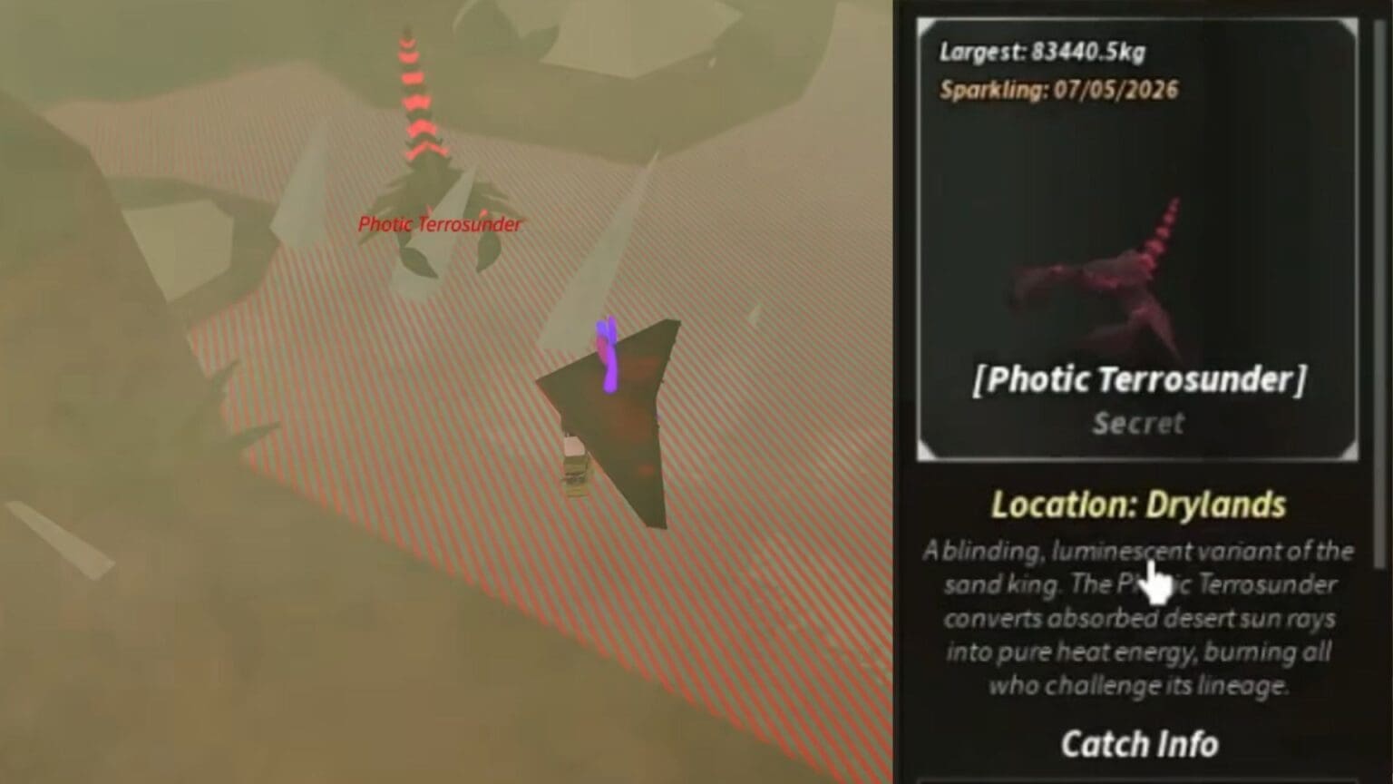 Fisch – How to Get the Photic Terrosunder (The Awakened Terrosunder Quest)